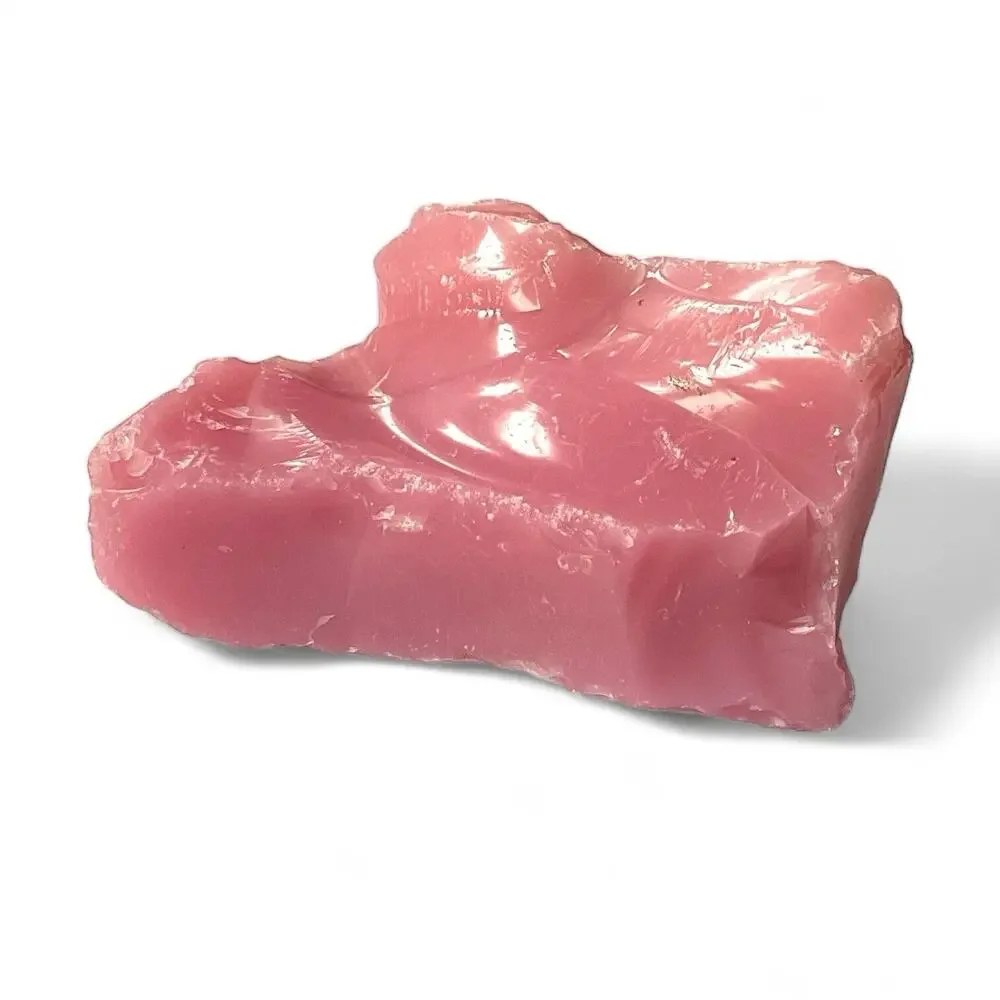 Pink Art‎ Glass Cullet Glowing Manganese Slag Glass #4GX190